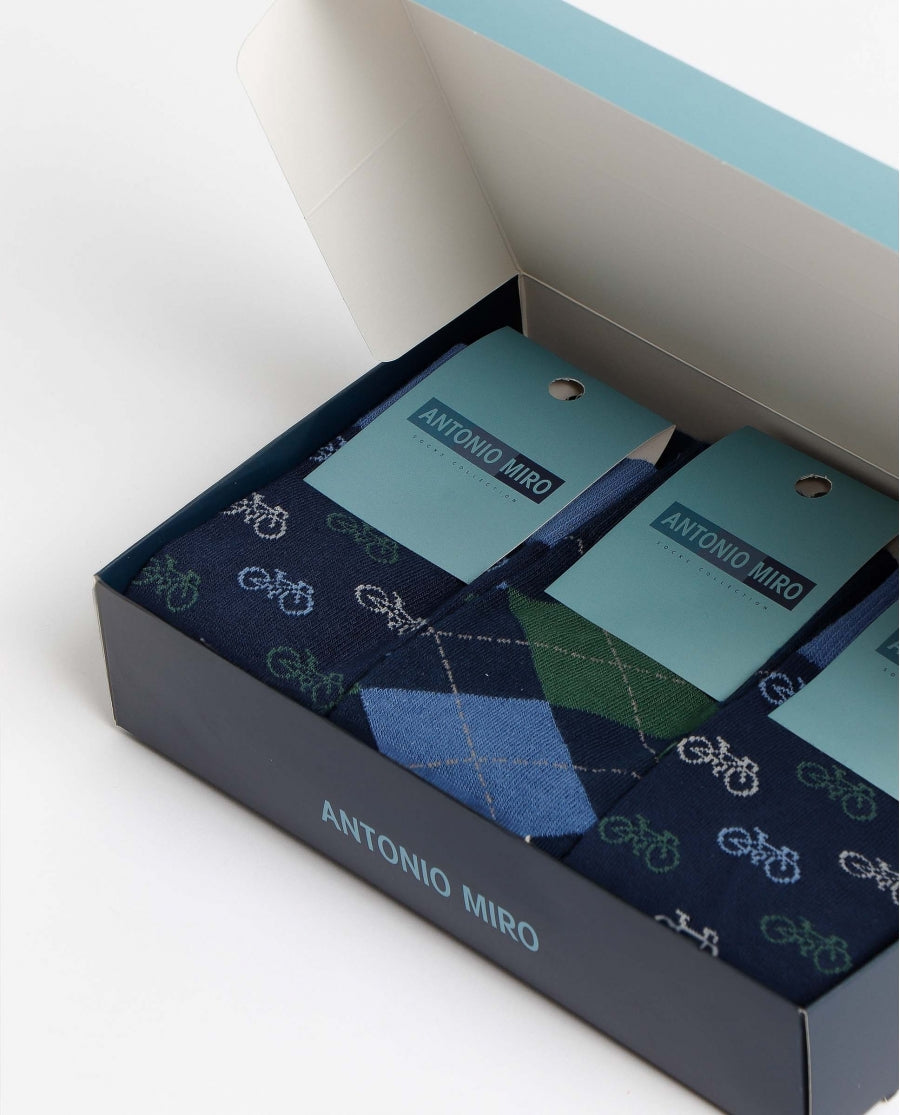 ANTONIO MIRO Calcetín Mediano Pedalier Socks para Hombre
