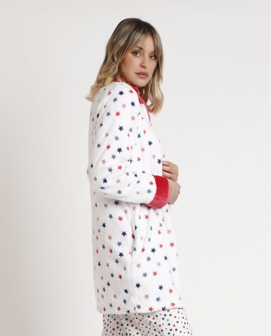 Bata Manga Larga Calentita Star para Mujer MULTICOLOR