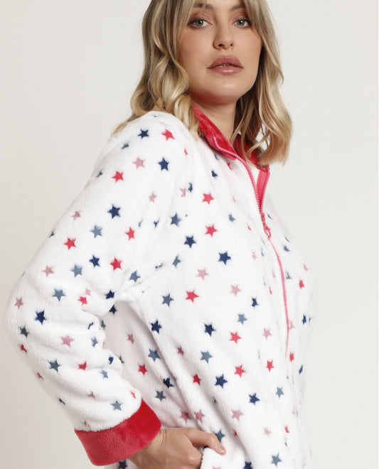 Bata Manga Larga Calentita Star para Mujer MULTICOLOR