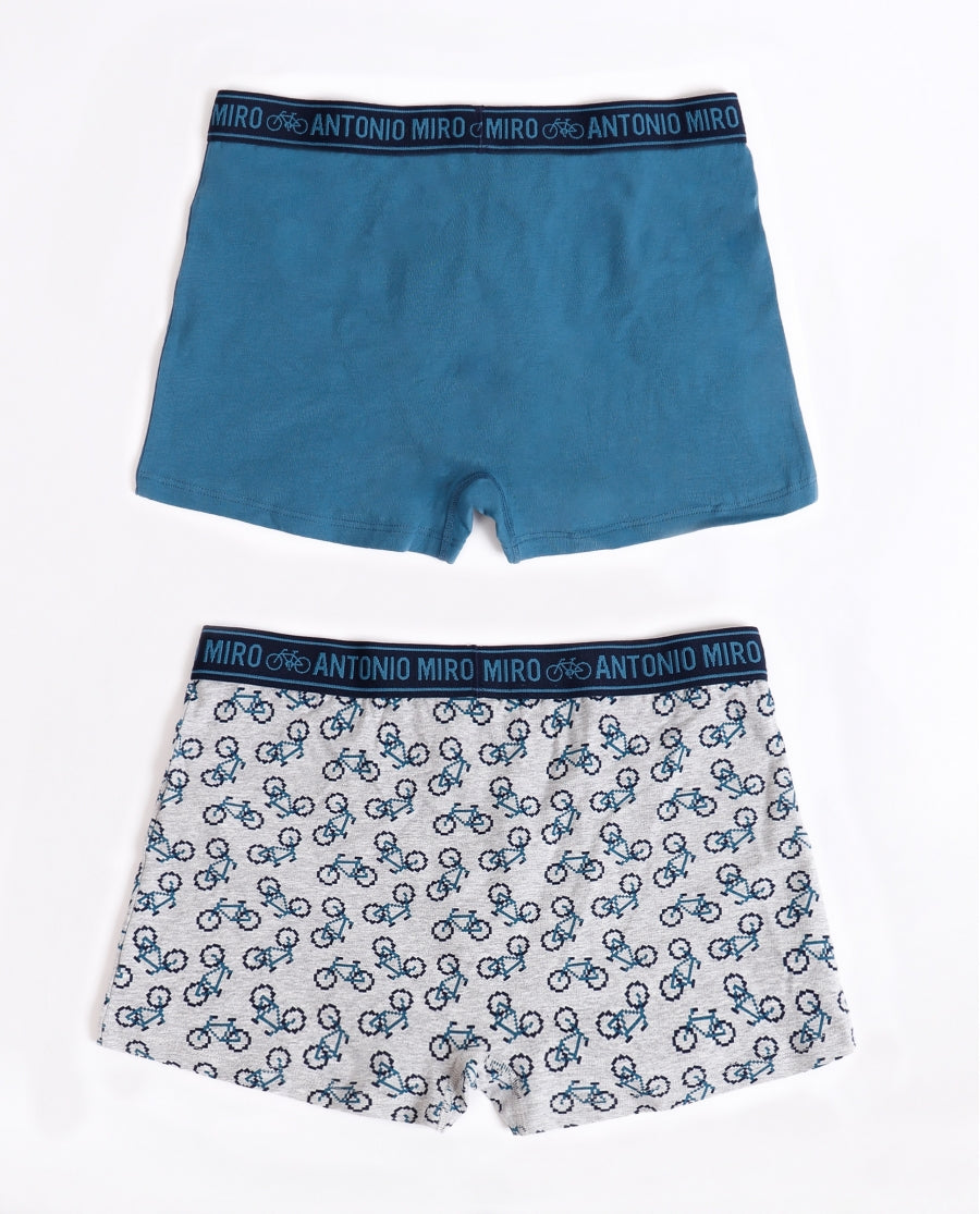 ANTONIO MIRO Pack 2 Bóxer Pixel Bike Hombre
