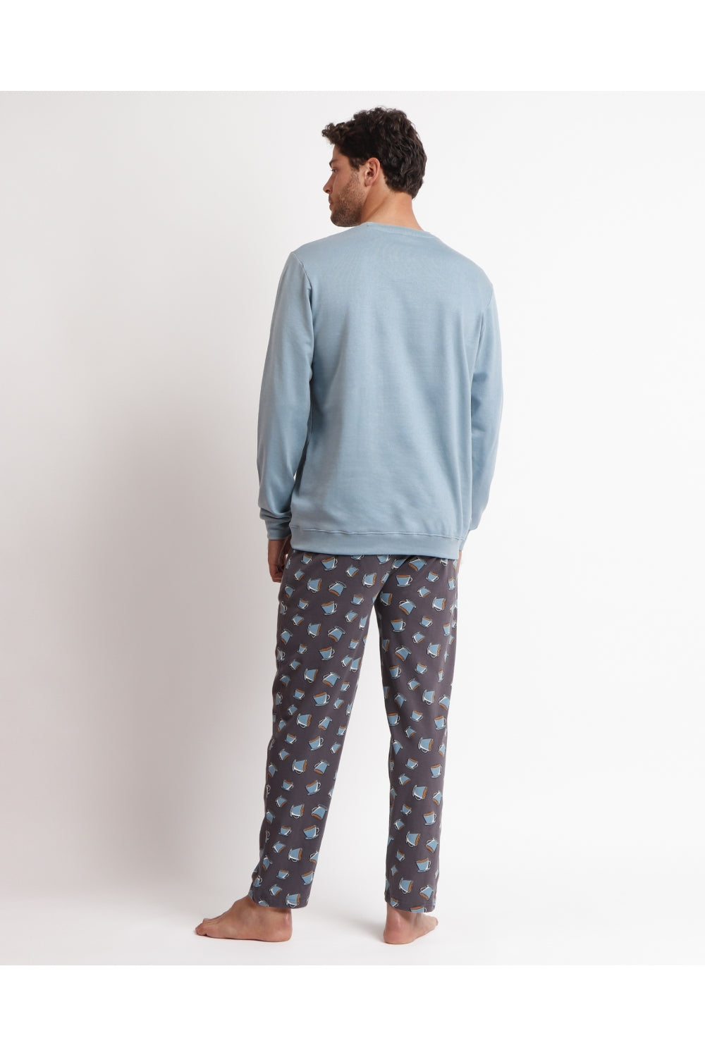 Pijama Manga Larga Coffee A Hombre AQUA