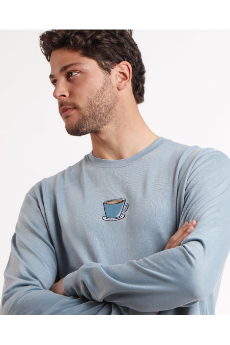 Pijama Manga Larga Coffee A Hombre AQUA