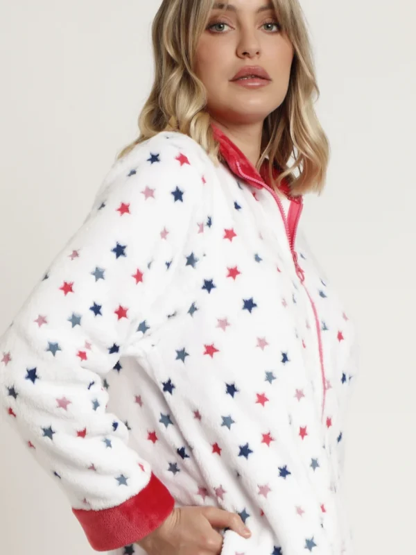 Bata Manga Larga Calentita Star para Mujer MULTICOLOR