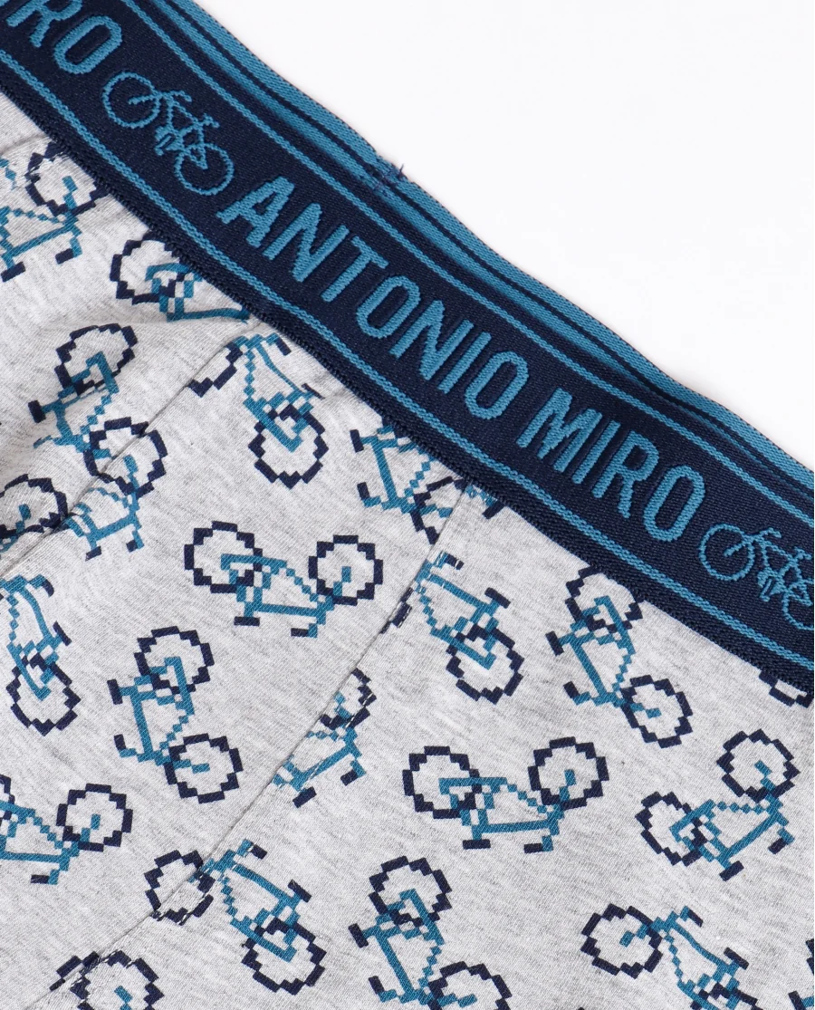 ANTONIO MIRO Pack 2 Bóxer Pixel Bike Hombre